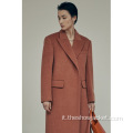 Donne personalizzate Minimalismo Pure Color Pure Trench Coat